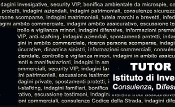 TUTOR CDS Istituto di Investigazioni