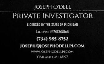 Joseph O'Dell, Private Investigator